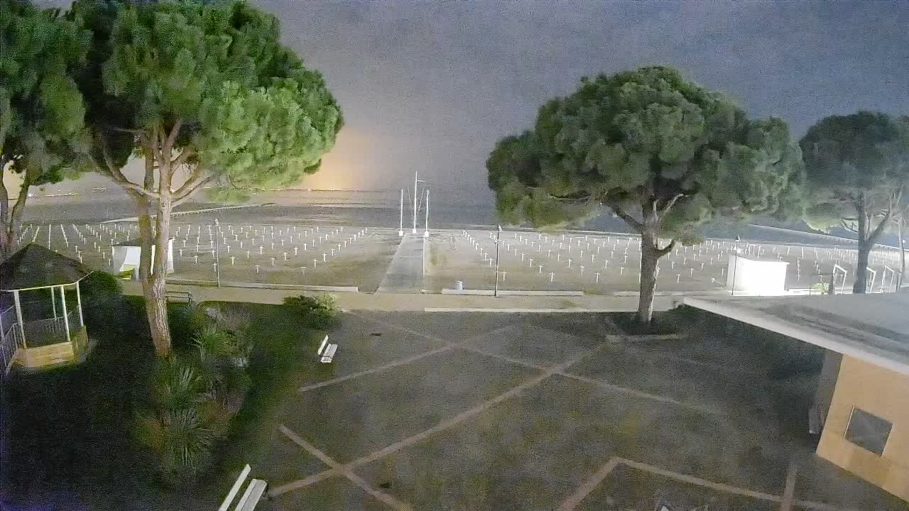 Entrée Plage Grado | Vue en Direct sur le Littoral