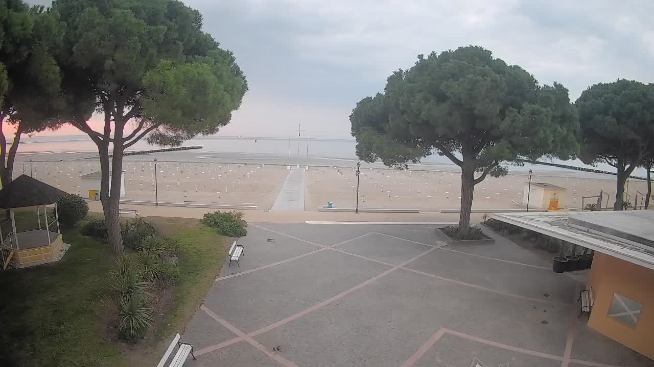 Grado Strand Eingang | Live-Ansicht der Küste
