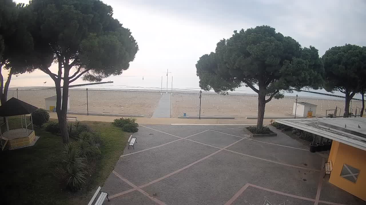 Entrée Plage Grado | Vue en Direct sur le Littoral