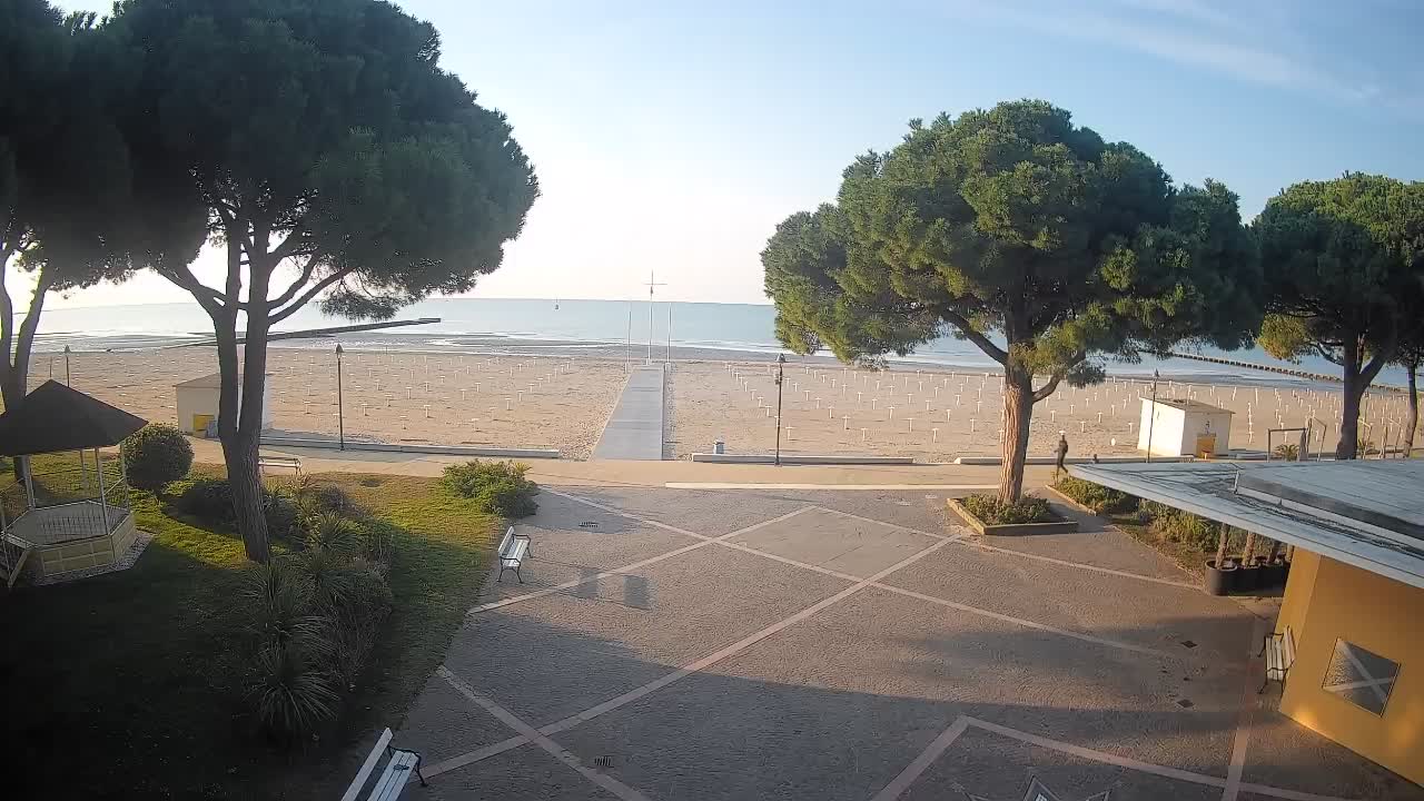 Webcam Grado – Entrée de la plage (Lido di Grado)