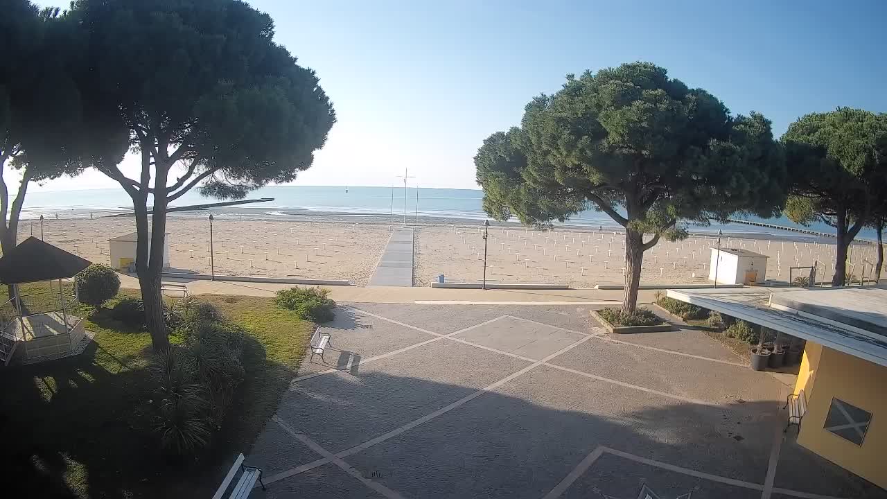 Spletna kamera Gradež (Grado) – Vhod na plažo