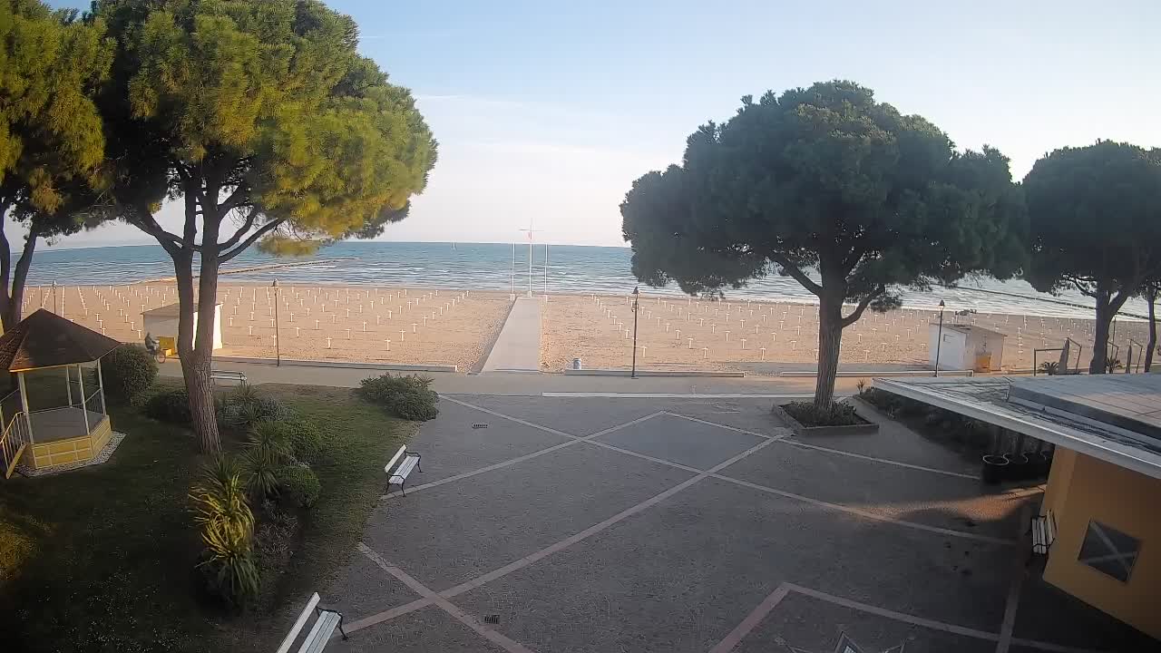 Spletna kamera Gradež (Grado) – Vhod na plažo