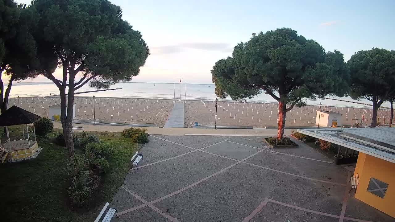 Webcam de Grado – Entrada de la playa (Lido di Grado)