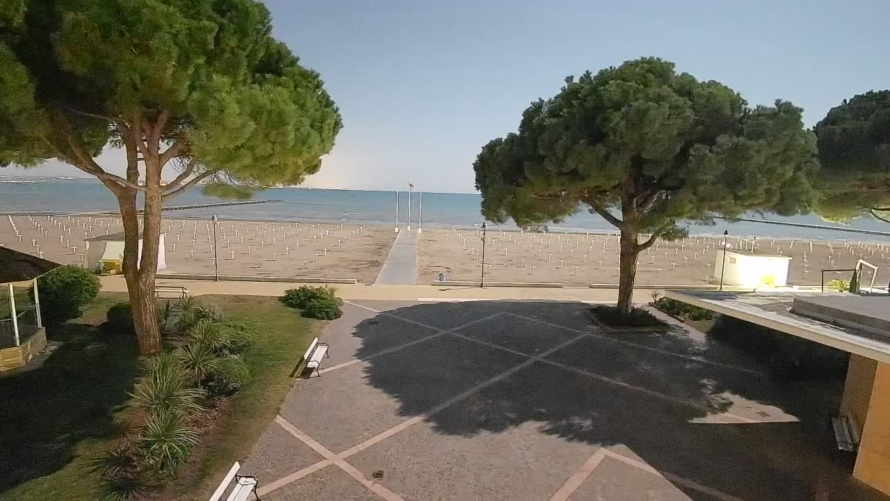 Spletna kamera Gradež (Grado) – Vhod na plažo