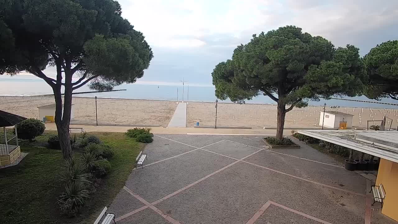 Webcam de Grado – Entrada de la playa (Lido di Grado)