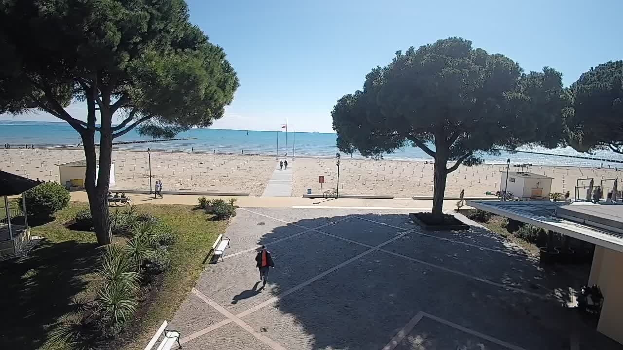 Spletna kamera Gradež (Grado) – Vhod na plažo