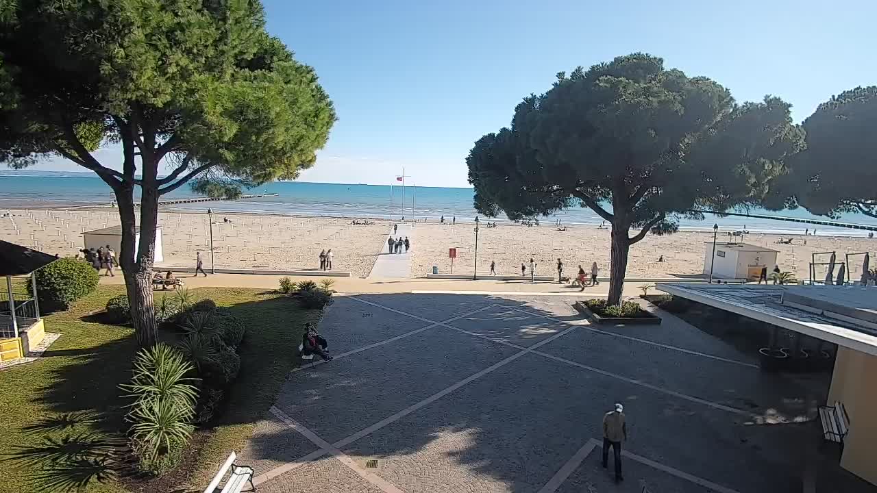 Spletna kamera Gradež (Grado) – Vhod na plažo