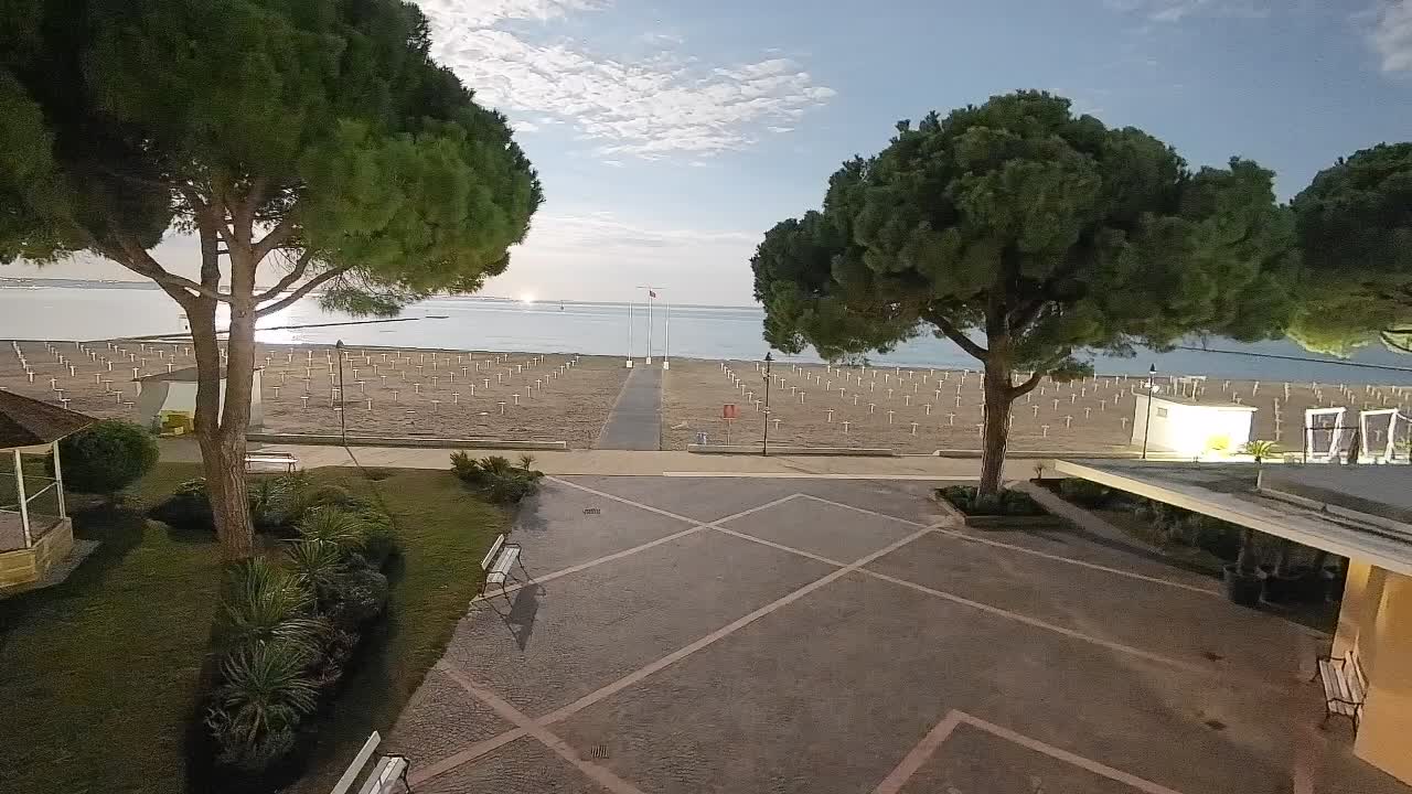 Spletna kamera Gradež (Grado) – Vhod na plažo