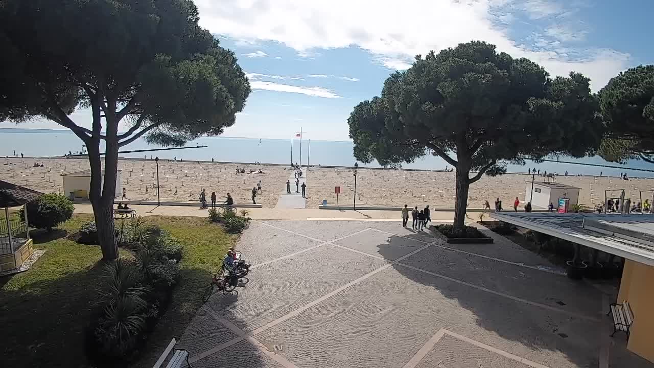 Spletna kamera Gradež (Grado) – Vhod na plažo