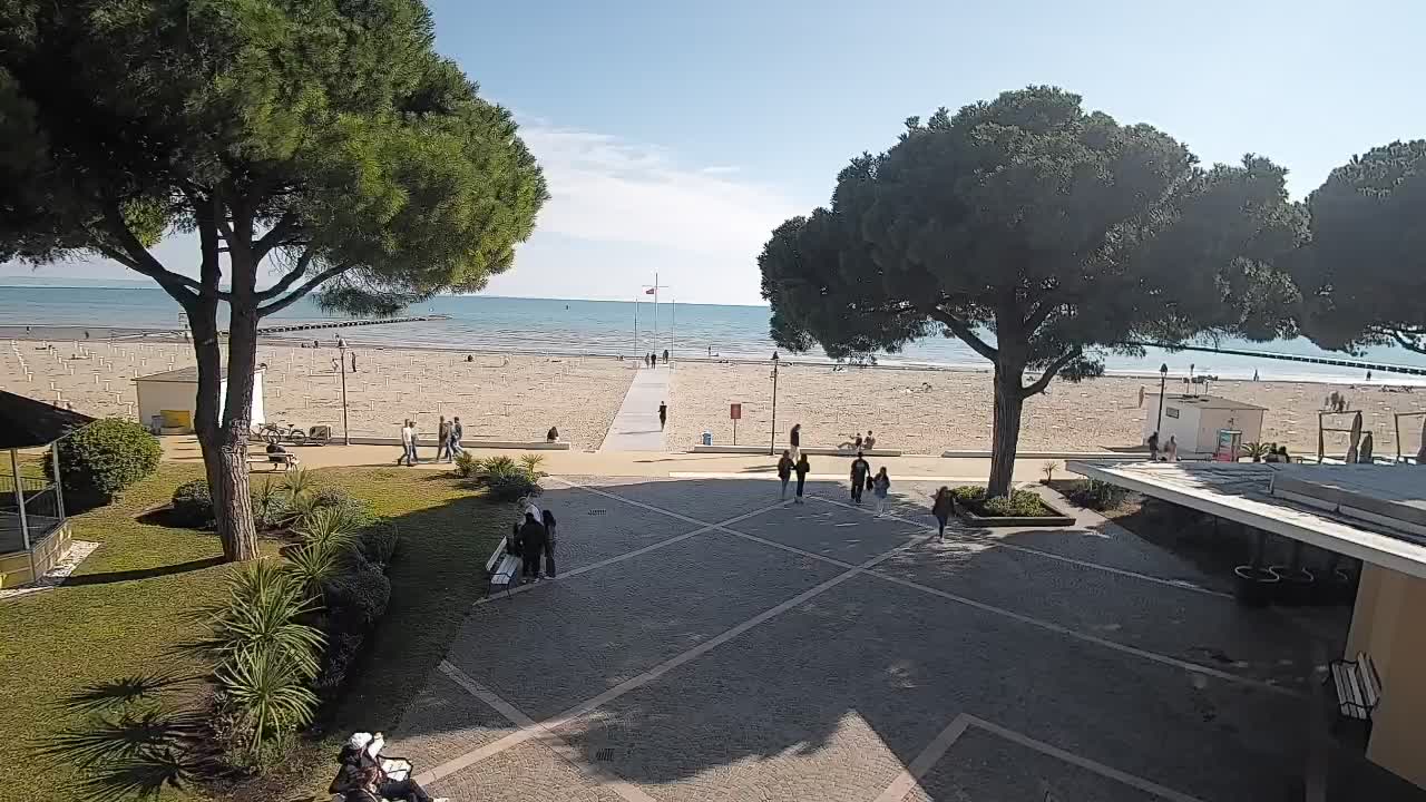 Spletna kamera Gradež (Grado) – Vhod na plažo