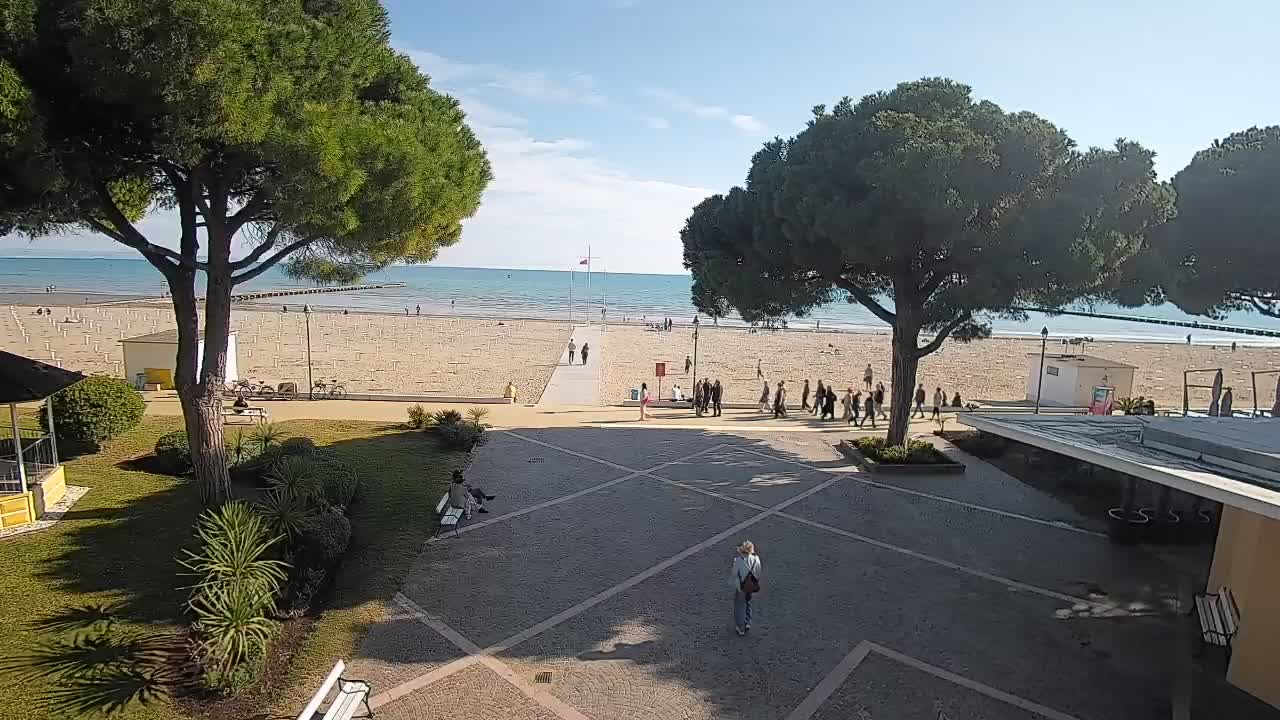 Spletna kamera Gradež (Grado) – Vhod na plažo