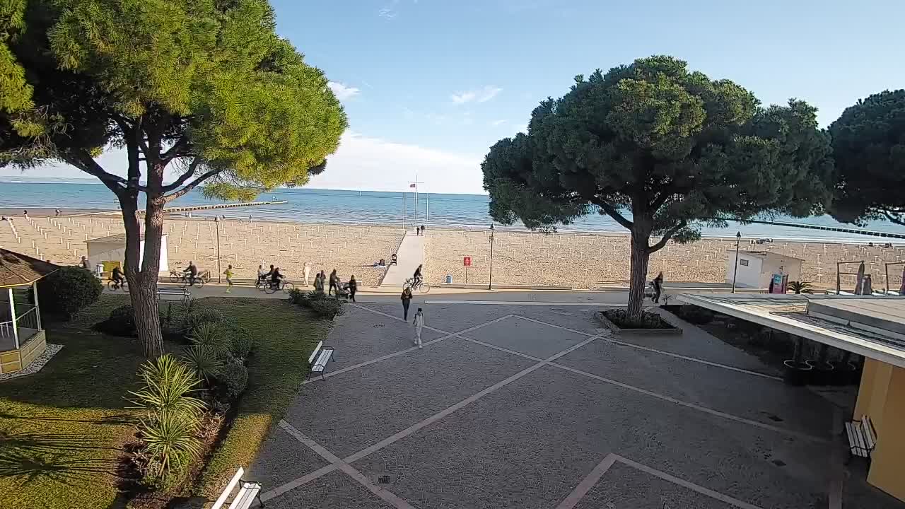 Spletna kamera Gradež (Grado) – Vhod na plažo