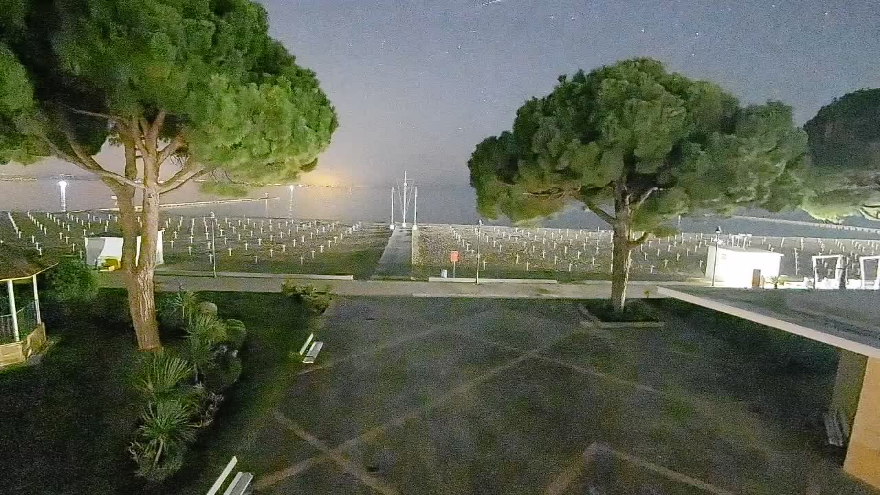 Entrée Plage Grado | Vue en Direct sur le Littoral