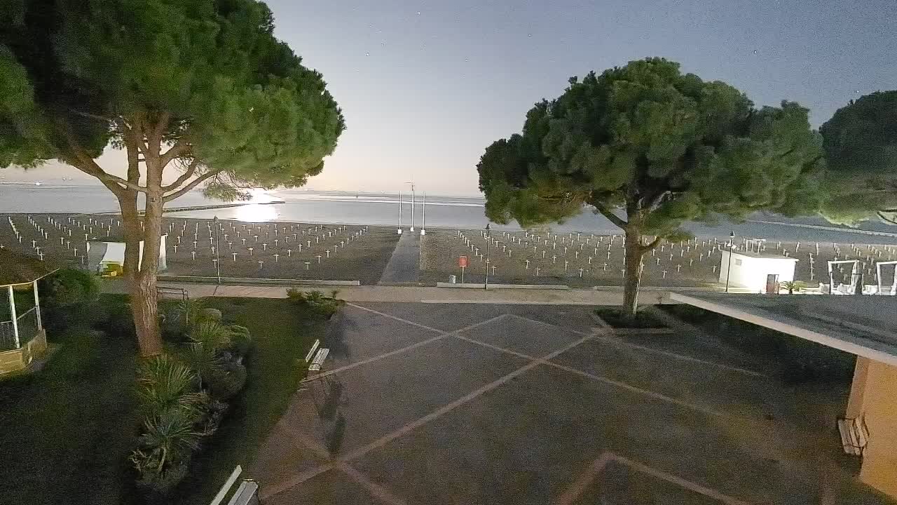 Entrée Plage Grado | Vue en Direct sur le Littoral