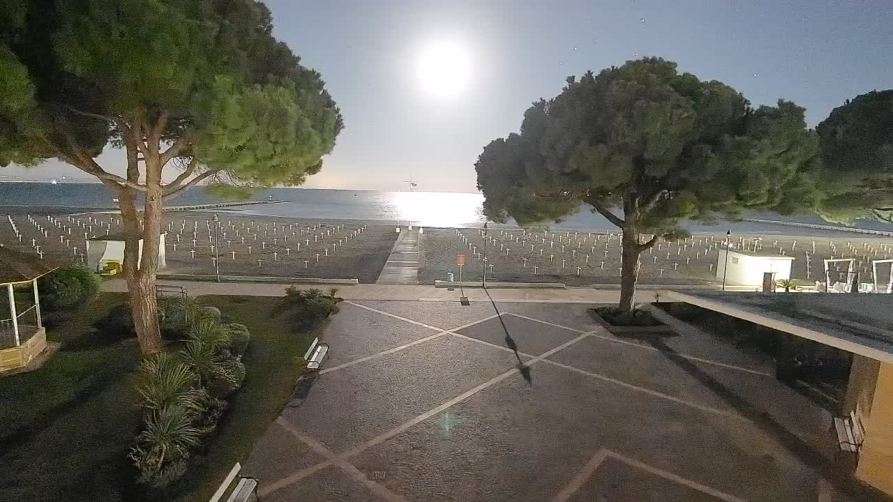 Grado Strand Eingang | Live-Ansicht der Küste