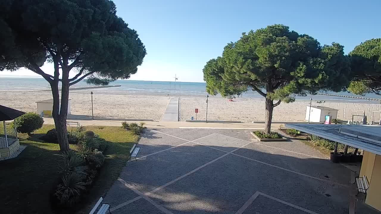 Grado Strand Eingang | Live-Ansicht der Küste