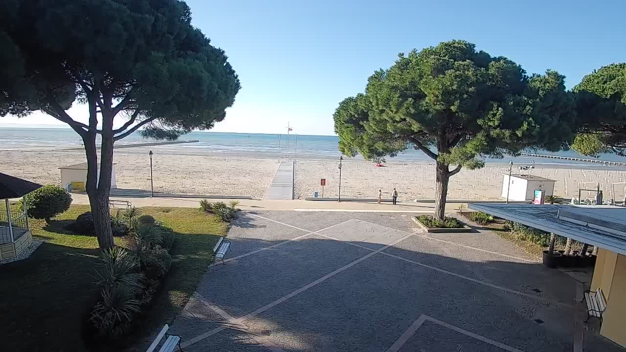Grado Strand Eingang | Live-Ansicht der Küste