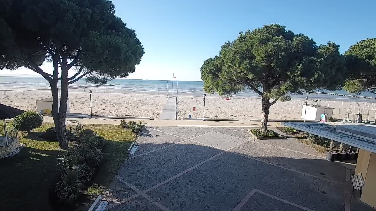 Entrée Plage Grado | Vue en Direct sur le Littoral