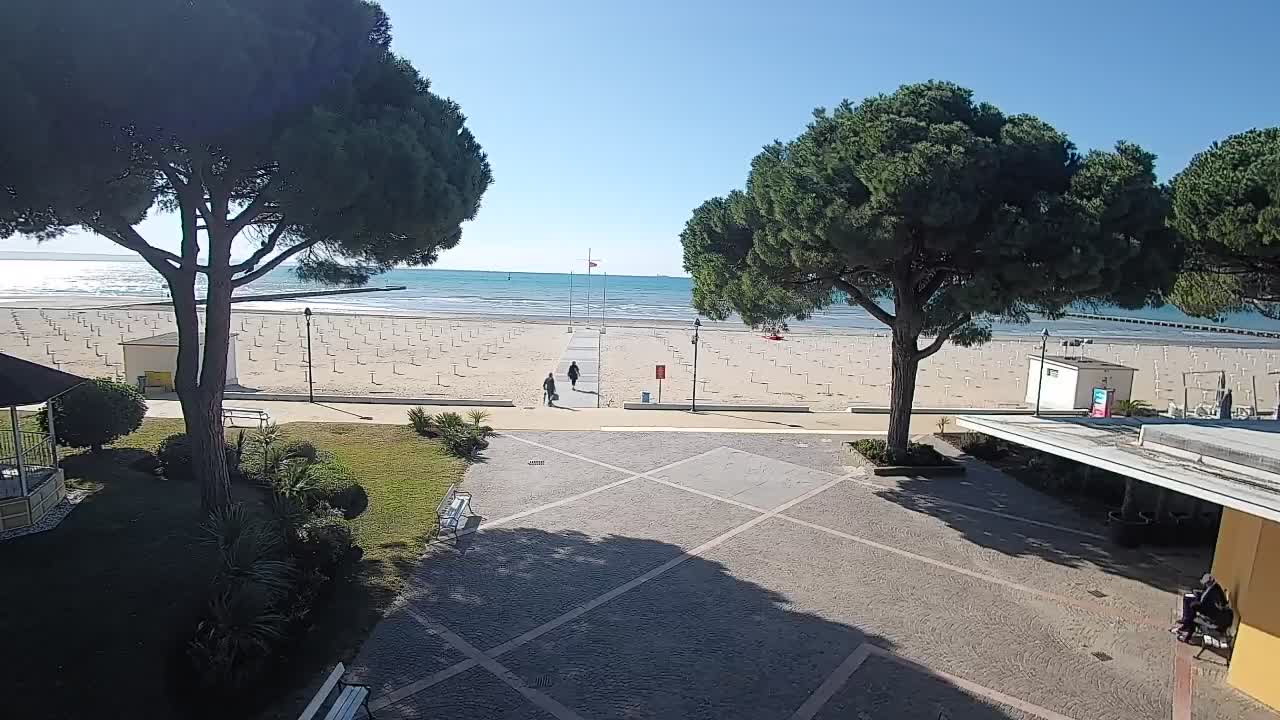 Entrée Plage Grado | Vue en Direct sur le Littoral
