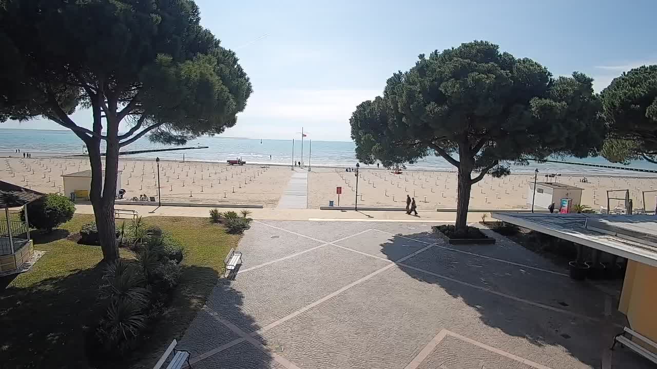 Entrée Plage Grado | Vue en Direct sur le Littoral