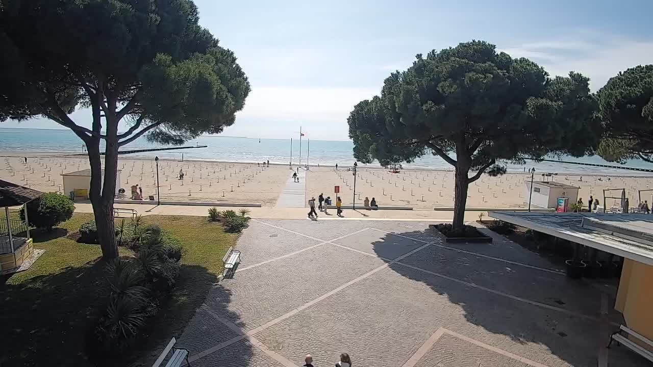 Entrée Plage Grado | Vue en Direct sur le Littoral