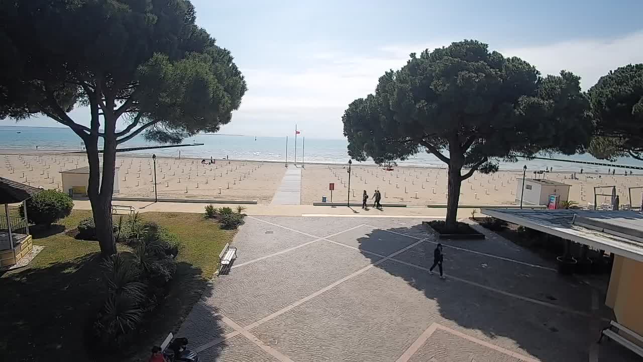 Grado Strand Eingang | Live-Ansicht der Küste