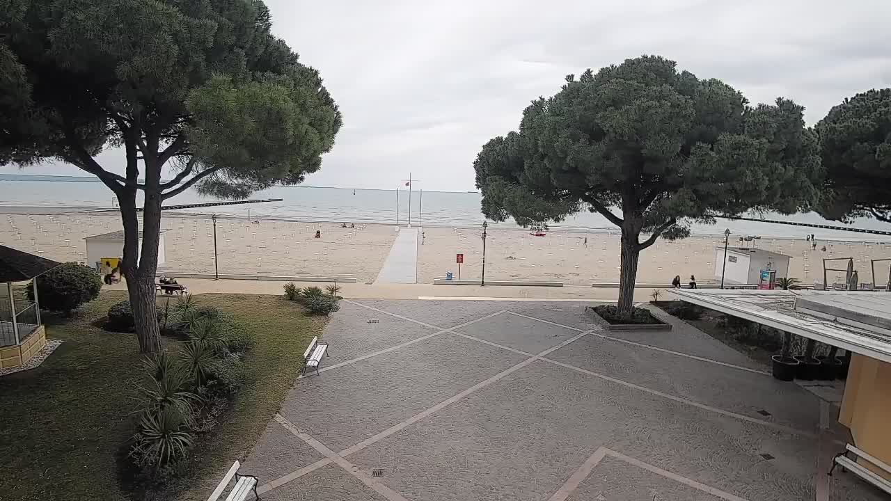 Spletna kamera Gradež (Grado) – Vhod na plažo