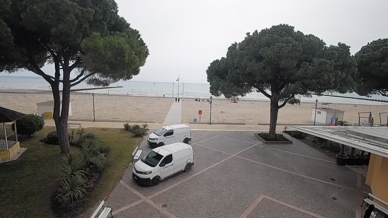 Entrée Plage Grado | Vue en Direct sur le Littoral