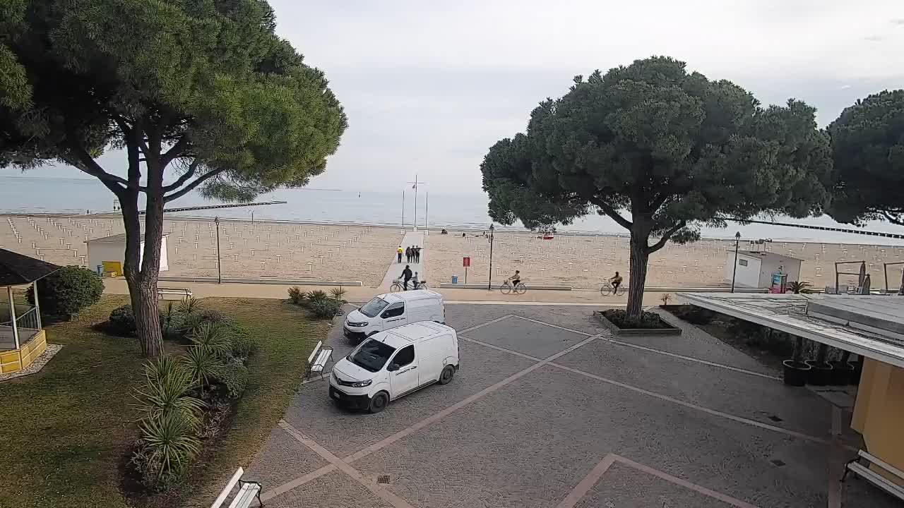 Grado Strand Eingang | Live-Ansicht der Küste