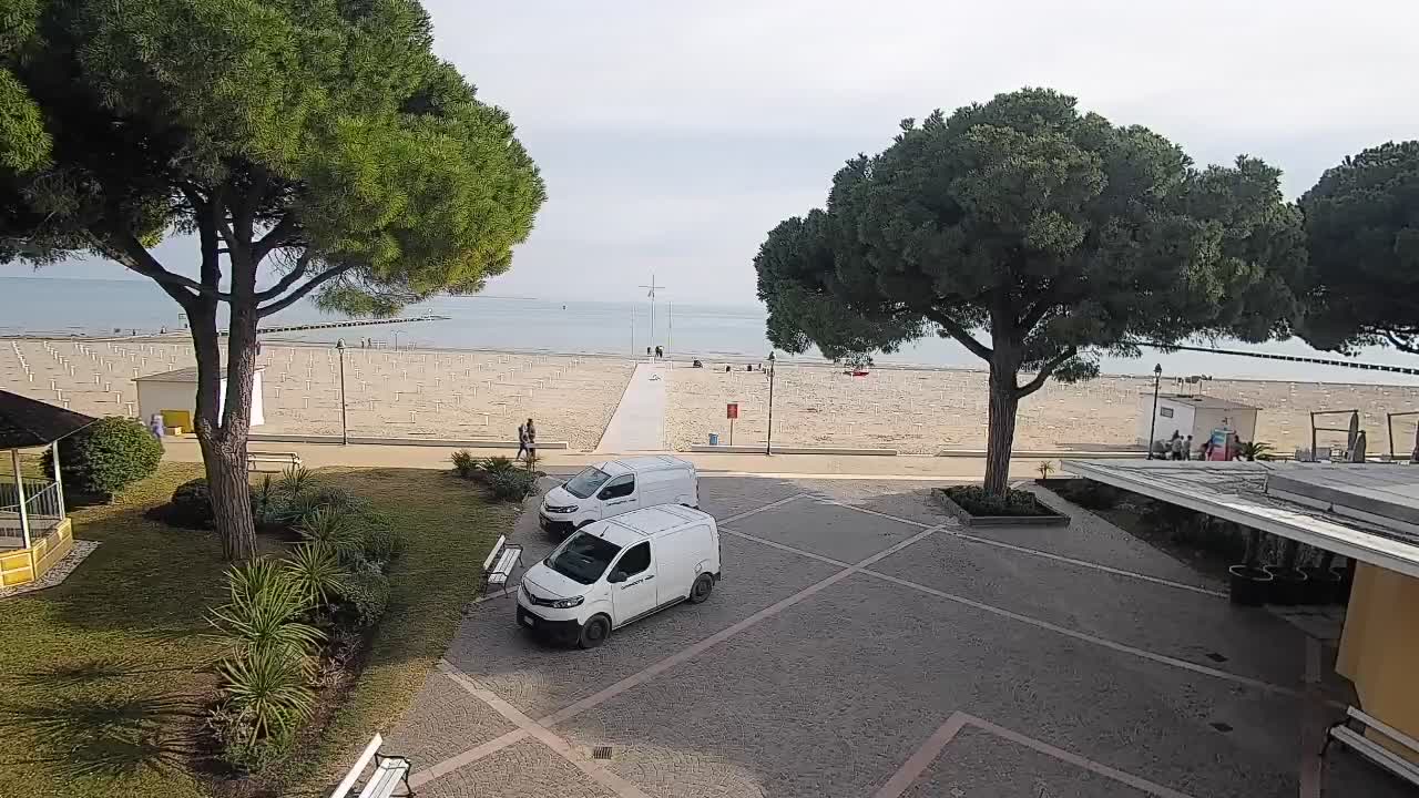 Entrée Plage Grado | Vue en Direct sur le Littoral