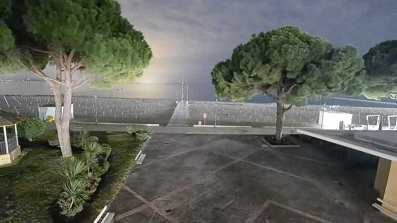 Entrée Plage Grado | Vue en Direct sur le Littoral