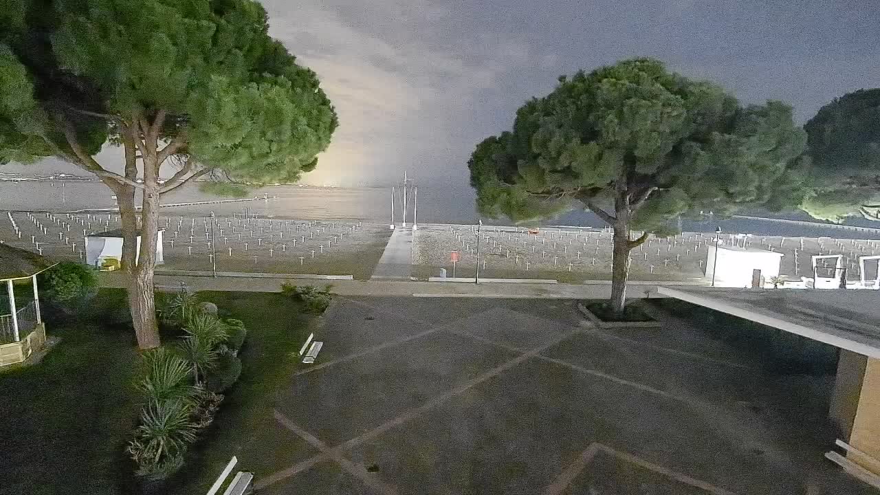 Grado Beach Webcam Entrance | Real-Time View of the Seaside