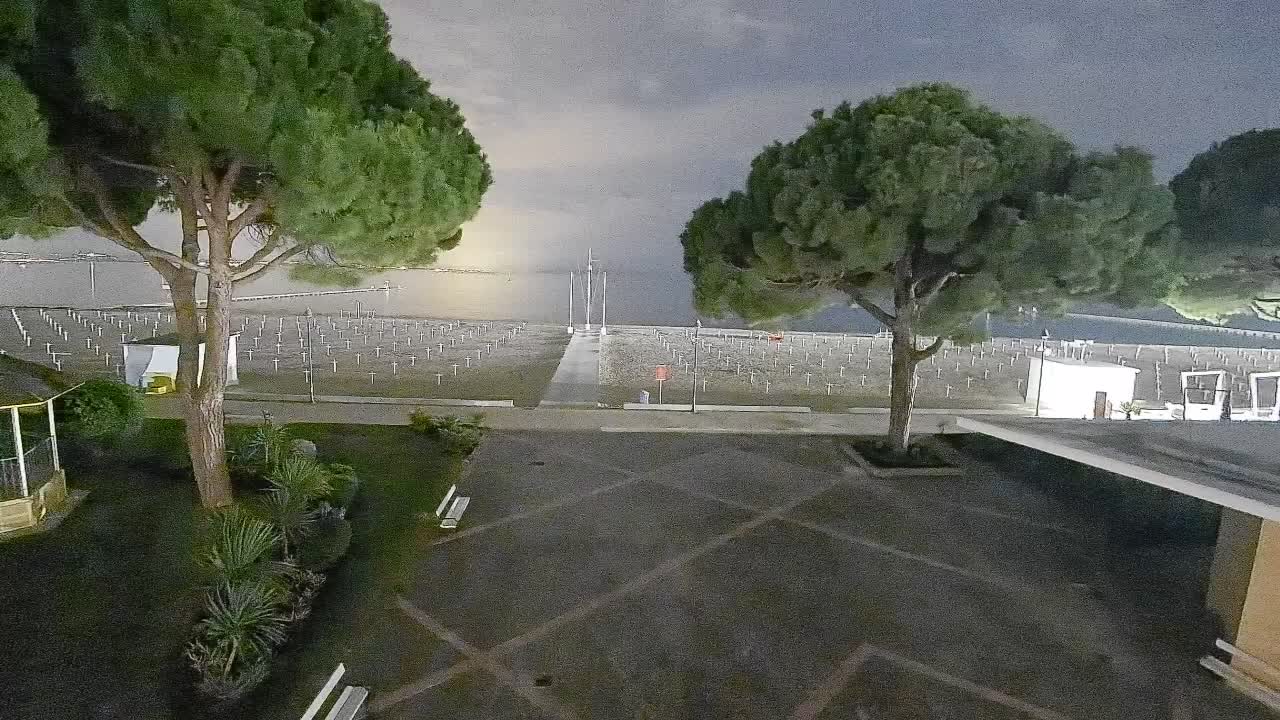 Grado Strand Eingang | Live-Ansicht der Küste