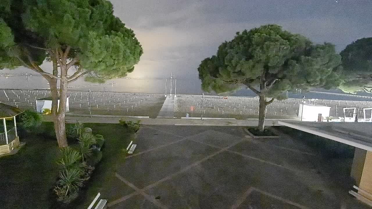 Grado Strand Eingang | Live-Ansicht der Küste
