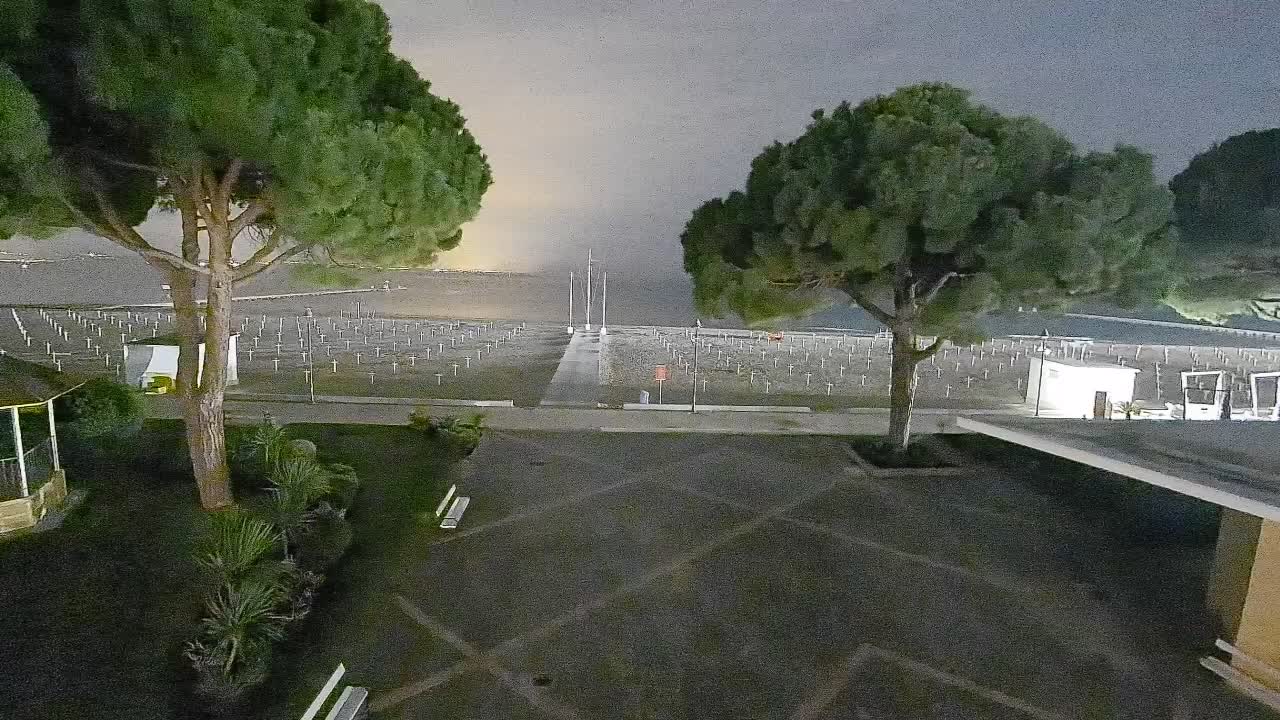 Gradež Vhod na Plažo: Pogled v Živo na Obalo