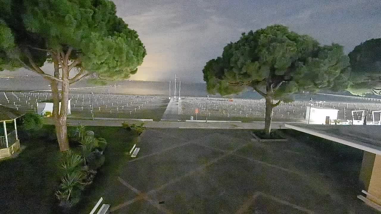 Gradež Vhod na Plažo: Pogled v Živo na Obalo