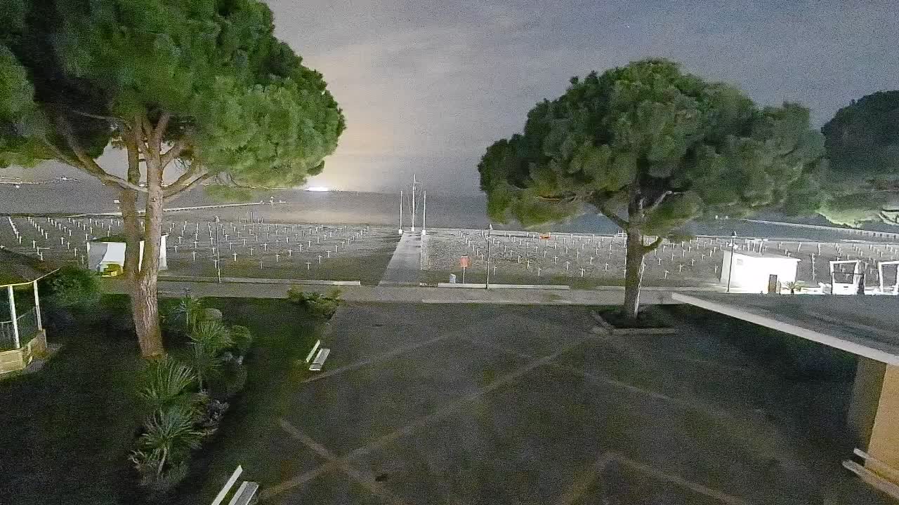 Entrée Plage Grado | Vue en Direct sur le Littoral