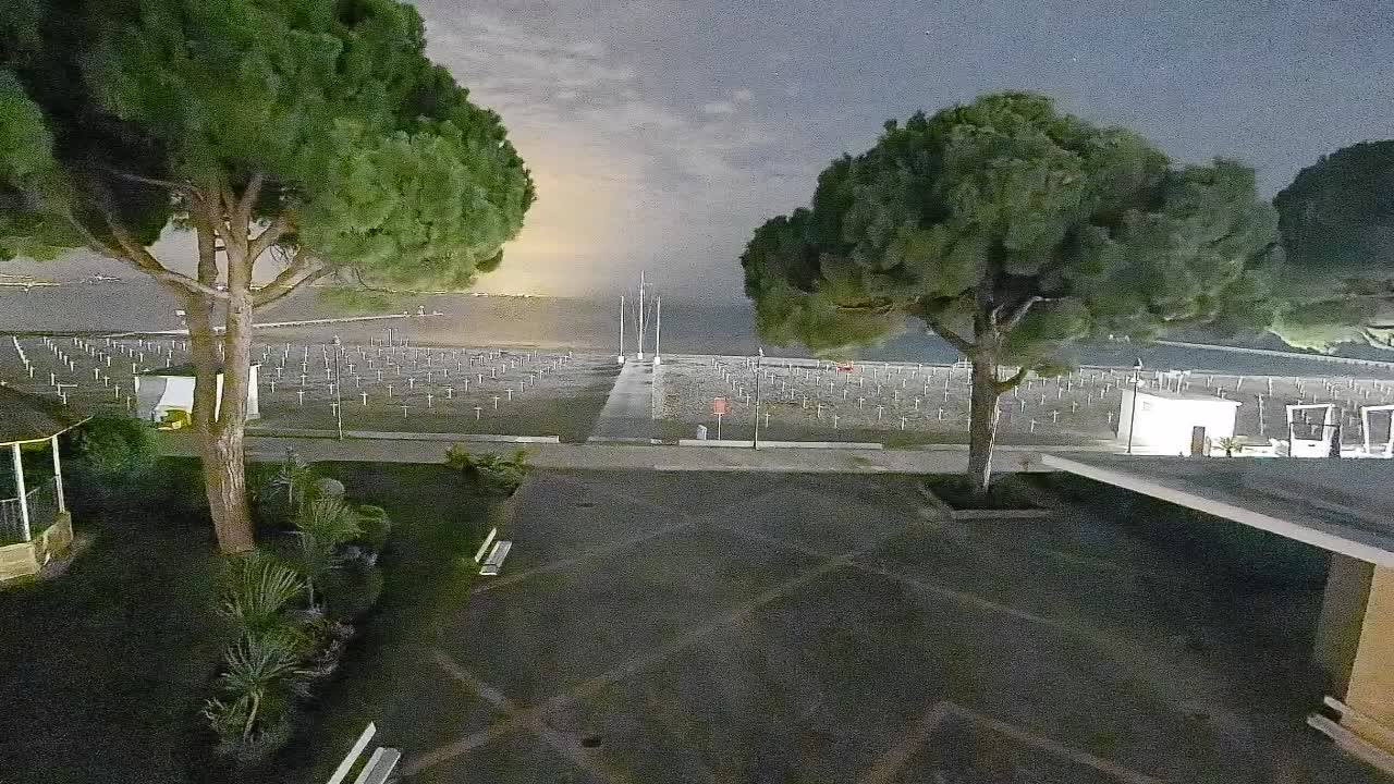 Entrée Plage Grado | Vue en Direct sur le Littoral