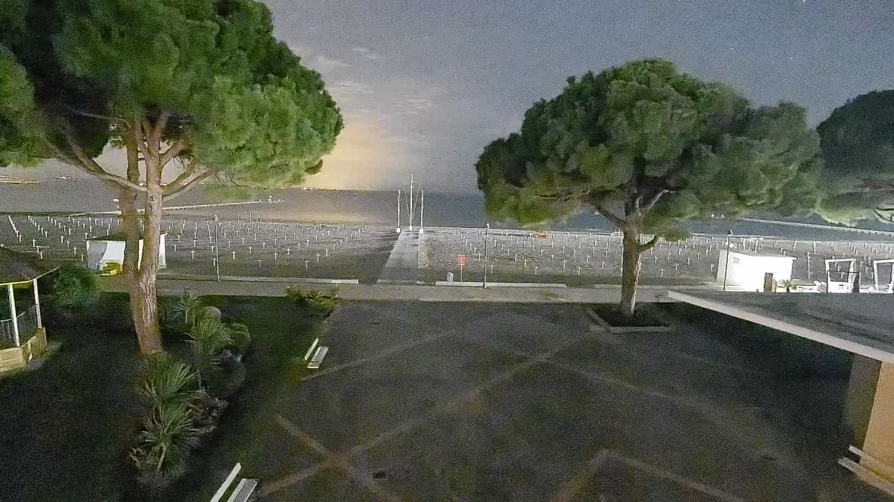 Gradež Vhod na Plažo: Pogled v Živo na Obalo