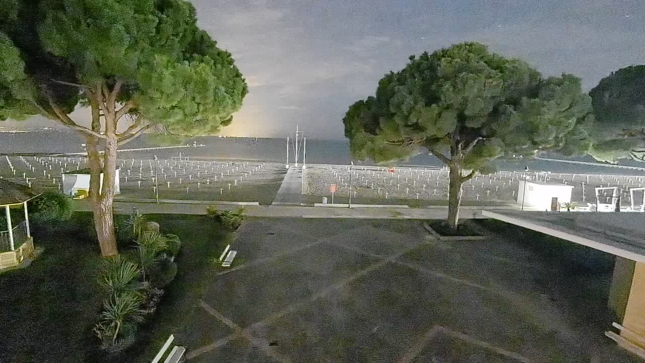 Entrée Plage Grado | Vue en Direct sur le Littoral