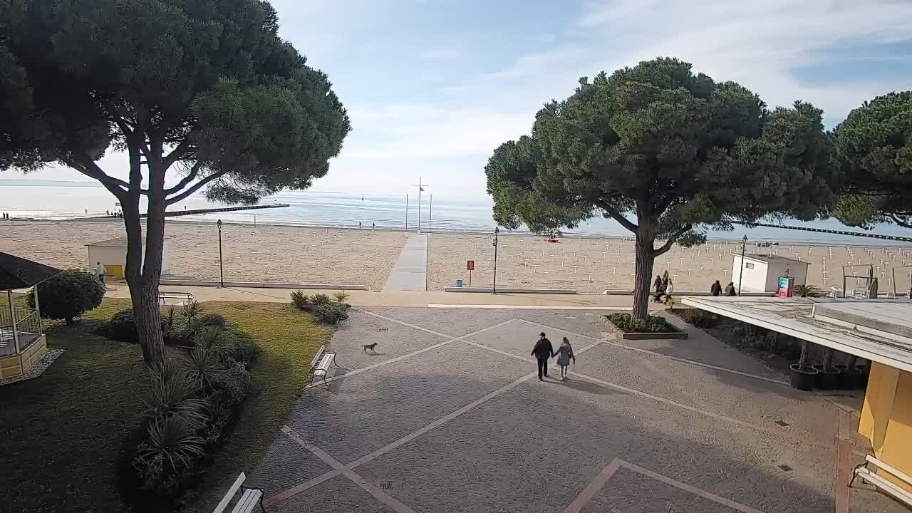 Entrée Plage Grado | Vue en Direct sur le Littoral