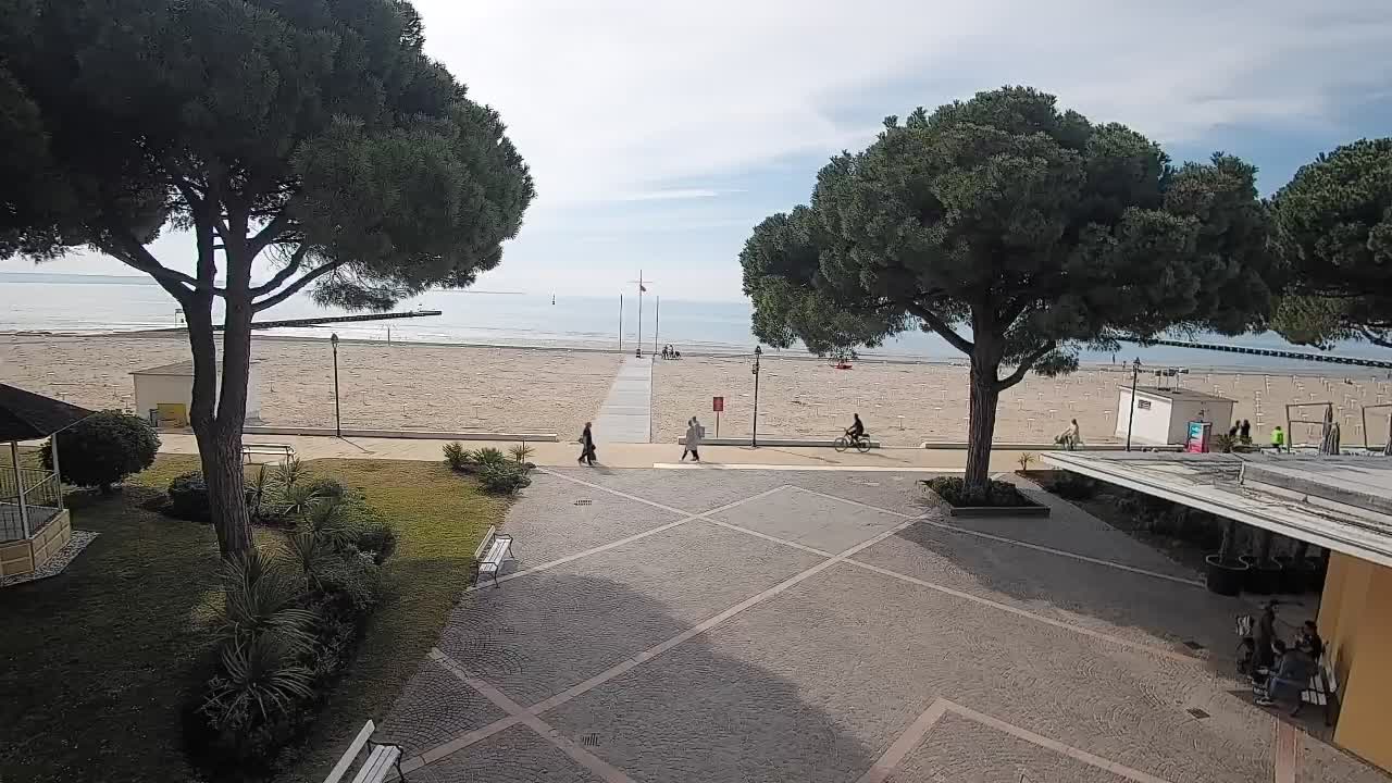 Entrée Plage Grado | Vue en Direct sur le Littoral