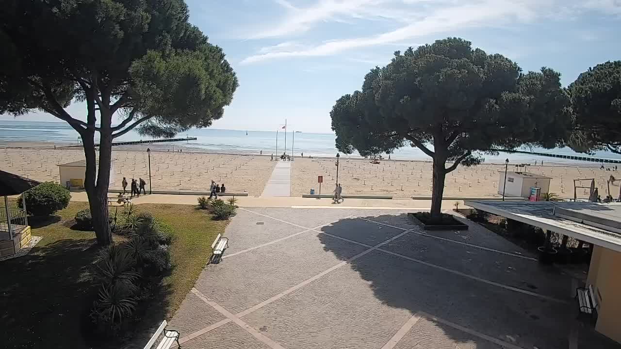 Entrée Plage Grado | Vue en Direct sur le Littoral