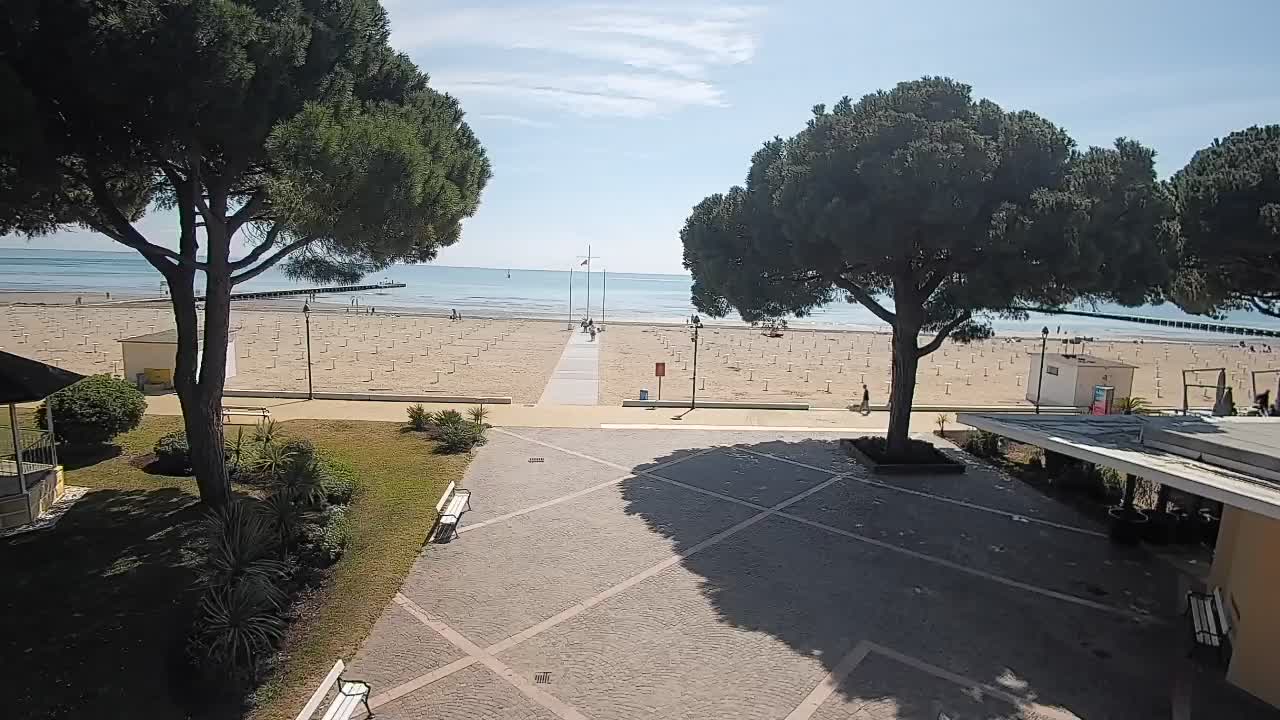 Entrée Plage Grado | Vue en Direct sur le Littoral
