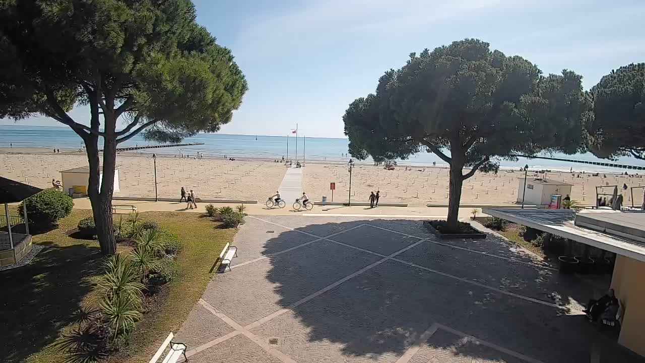 Grado Strand Eingang | Live-Ansicht der Küste