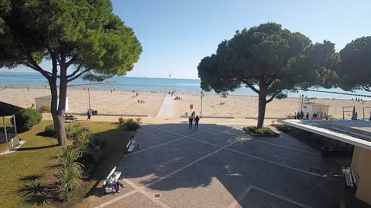 Grado Strand Eingang | Live-Ansicht der Küste