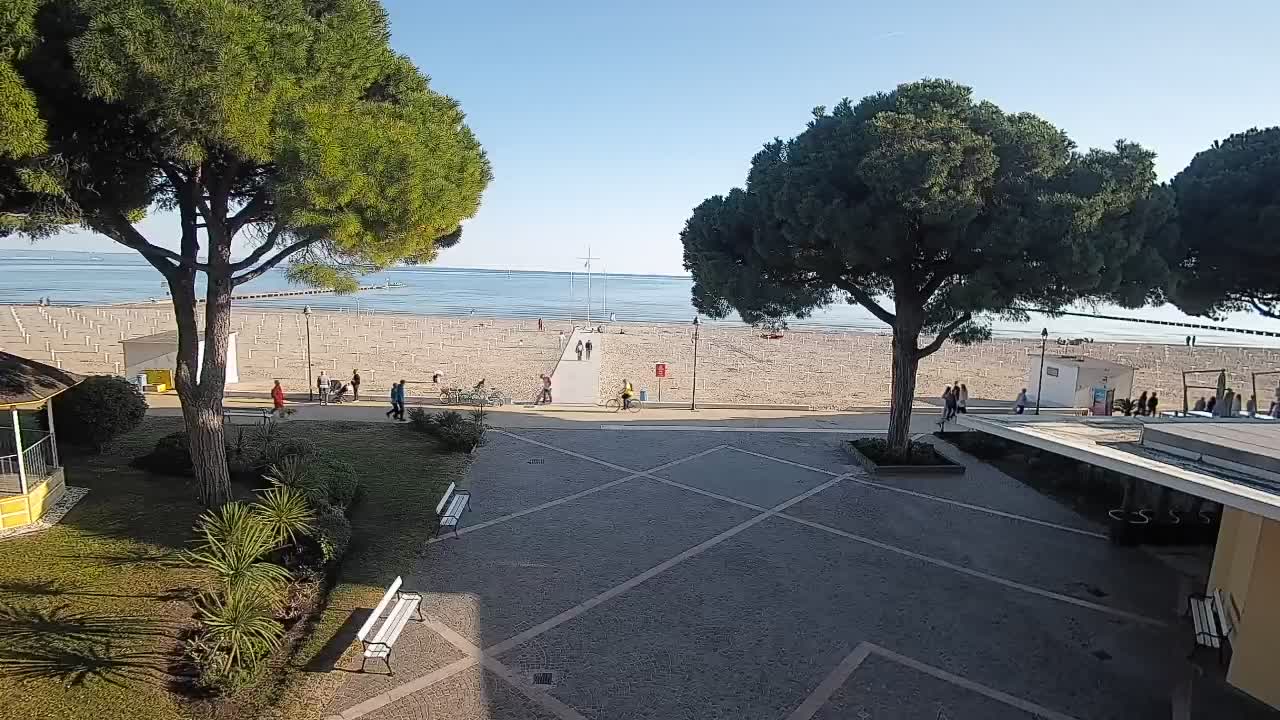 Webcam de Grado – Entrada de la playa (Lido di Grado)