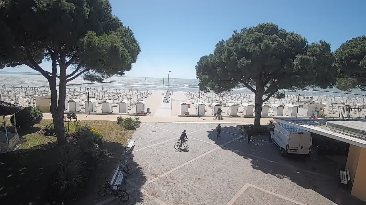 Spletna kamera Gradež (Grado) – Vhod na plažo