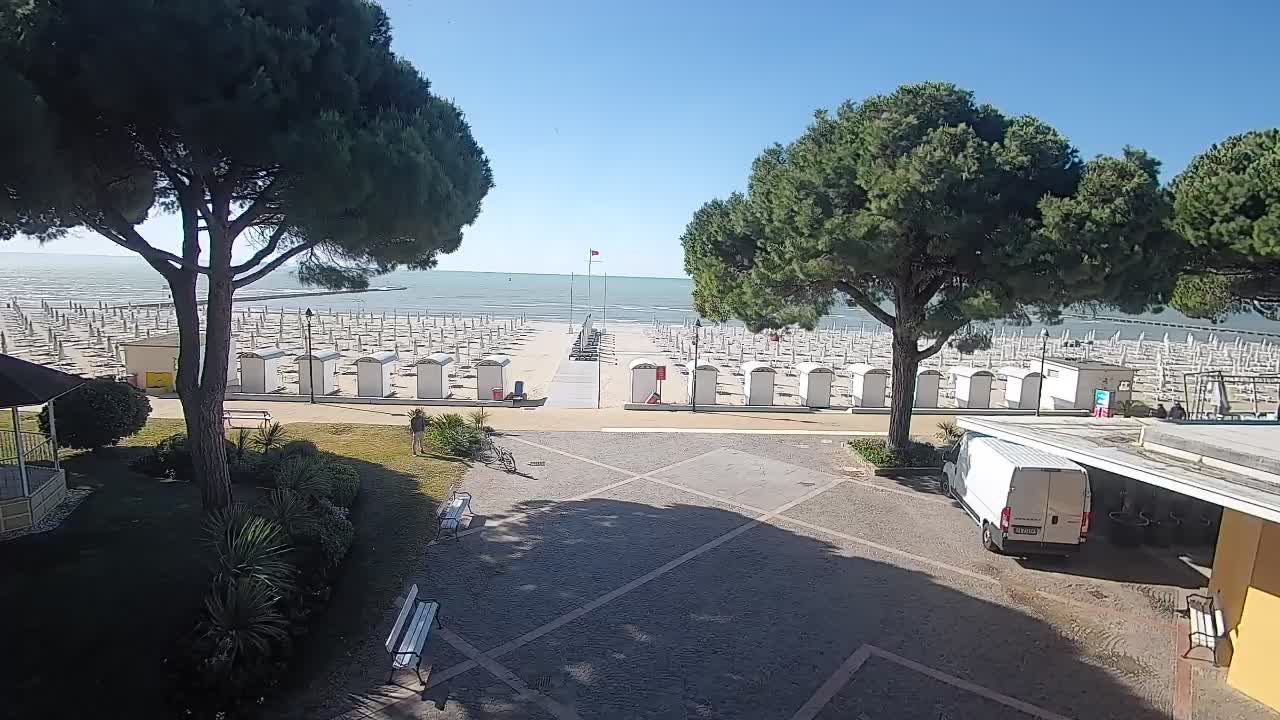 Spletna kamera Gradež (Grado) – Vhod na plažo