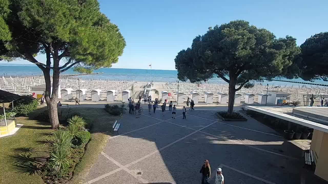 Spletna kamera Gradež (Grado) – Vhod na plažo